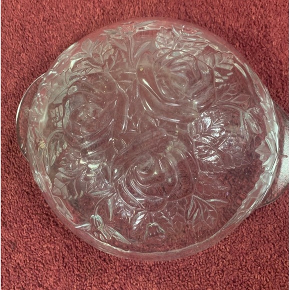 Vintage Dining Vintage Engraved Glass Bowl Kip Malaysia Poshmark